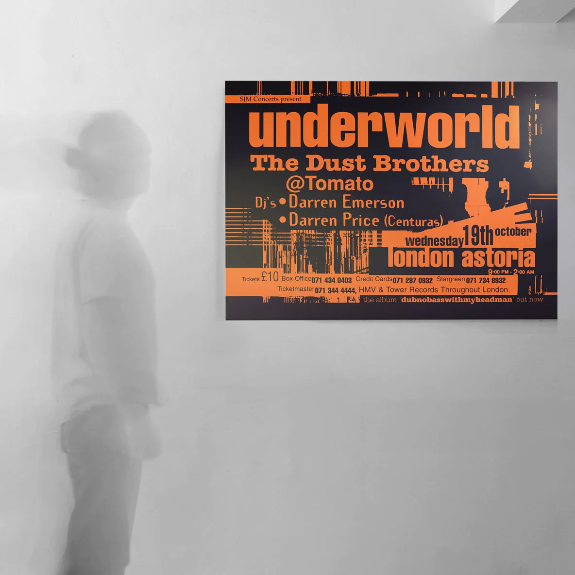 Underworld - *Cowgirl Limited Drop* 1994 London Astoria Lithograph (Large)