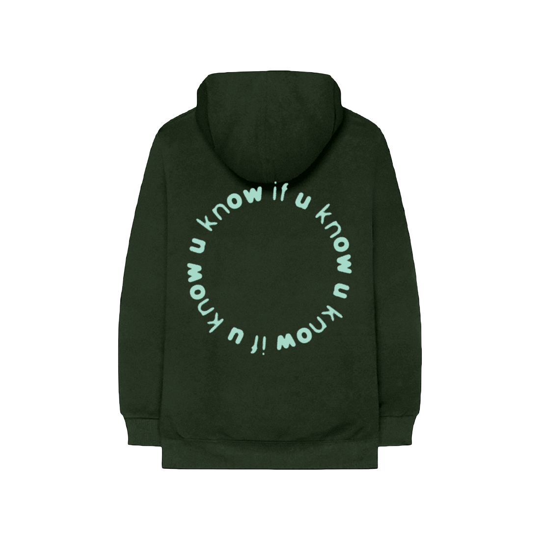 Underworld - if u know u know dark green hoodie