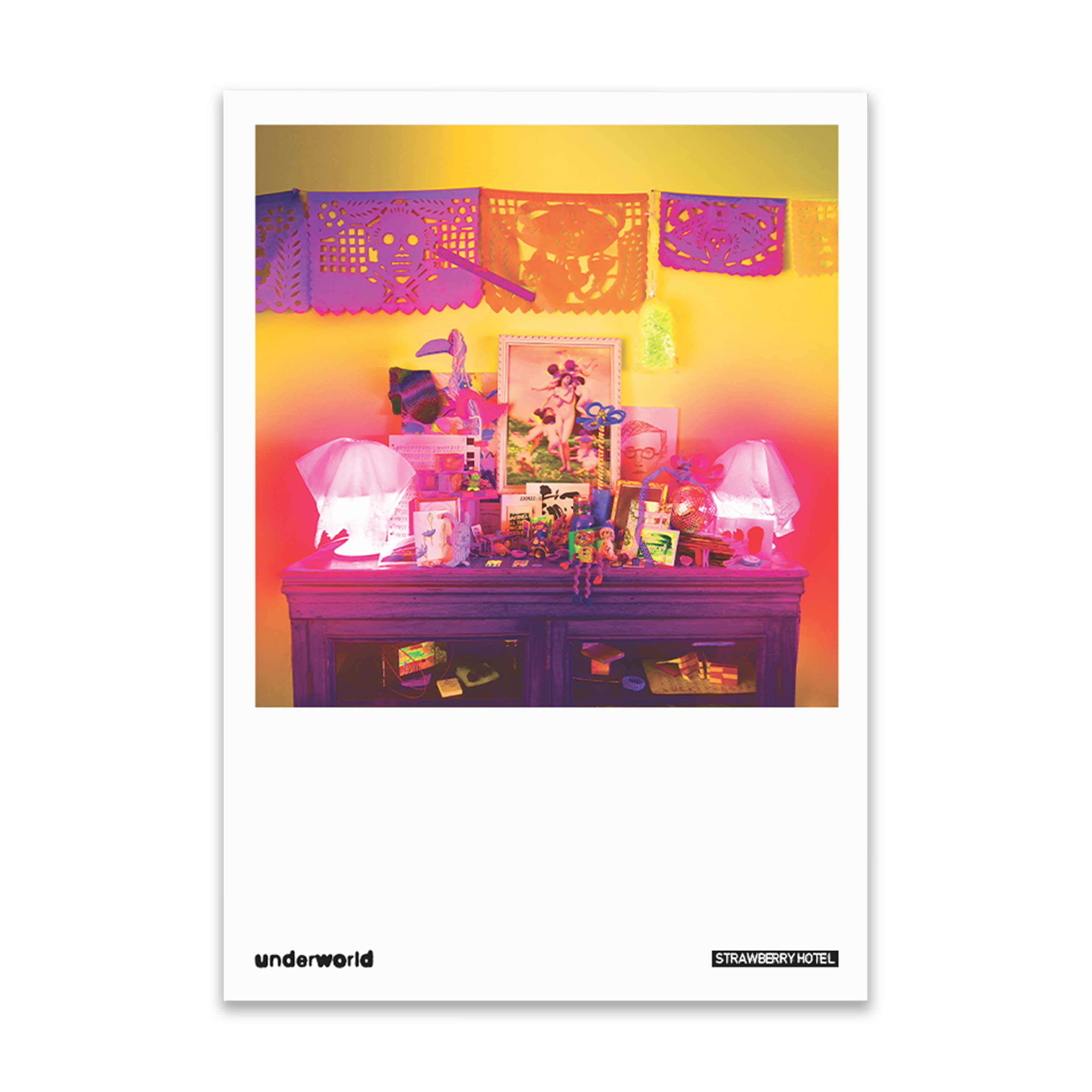 Underworld - Strawberry Hotel Album Print: A2 Lithograph