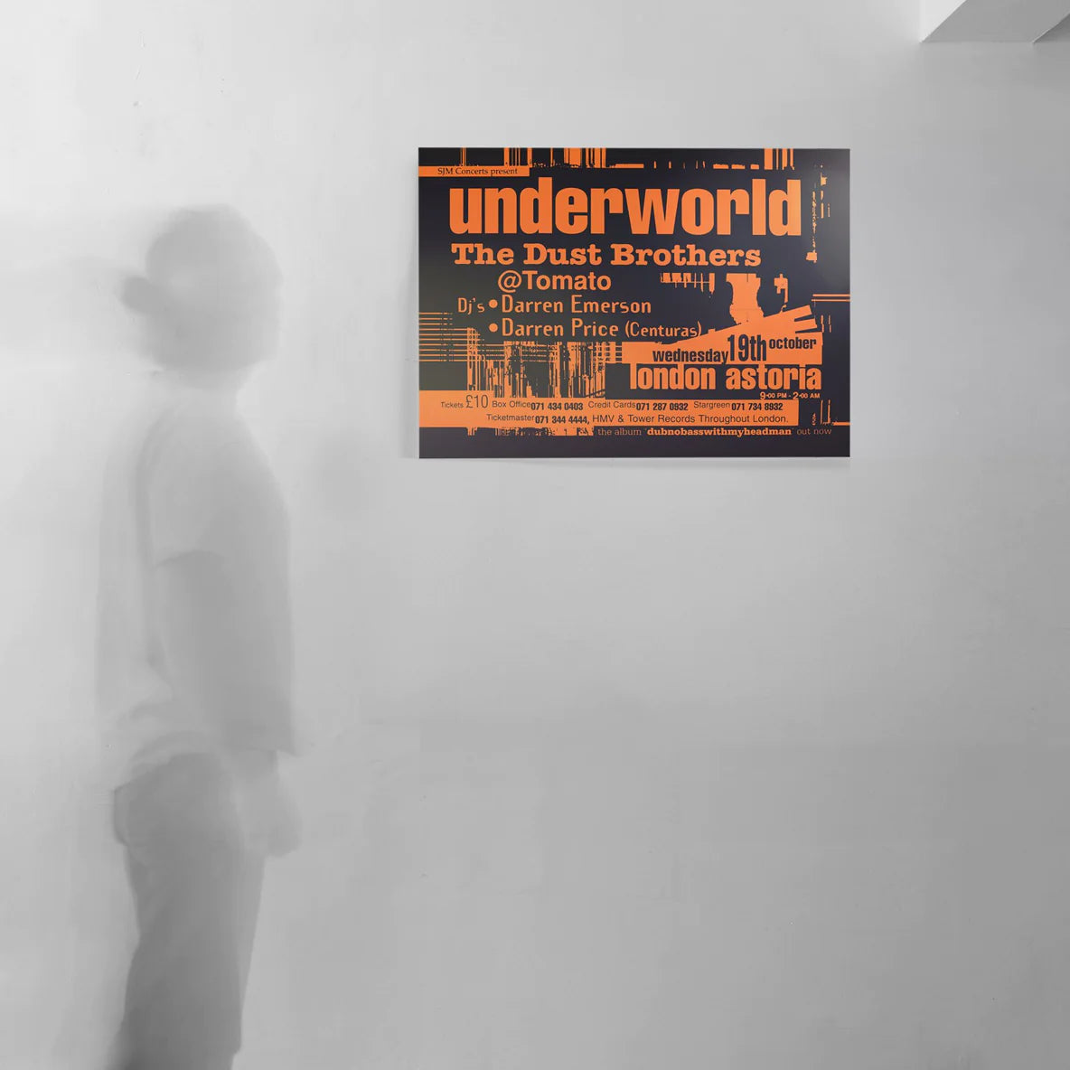 Underworld - *Cowgirl Limited Drop* 1994 London Astoria Lithograph (Small)
