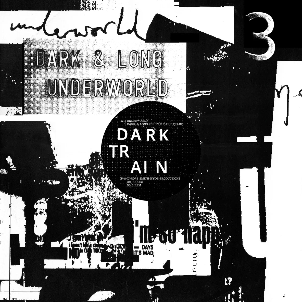 Underworld - *DARK & LONG (DARK TRAIN)* 'DARK & LONG 3' 12'' HEAVY-WEIGHT VINYL